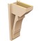 Ekena Millwork 7 1/2-in W x 12-in D x 24-in H Balboa Slat Rough Cedar Woodgrain TimberThane Outlooker, Primed Tan OUTUR075X12X24BOA24RCPR - alternate 2